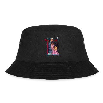Japanische Götter Izanagi und Izanami - Bucket Hat - Schwarz - Vorne - Lela (165cm)