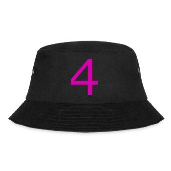 4 - Bucket Hat - Schwarz - Vorne - Lela (165cm)