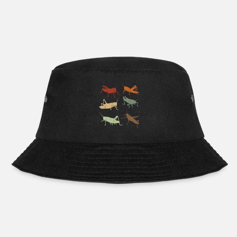 Grasshopper Retro Vintage Sauterelles - Bob - noir