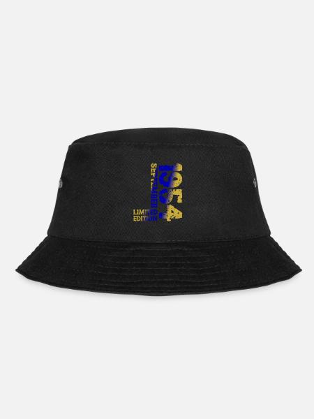 1954 September Limited Edition 69. Geburtstag Deko - Bucket Hat - Schwarz
