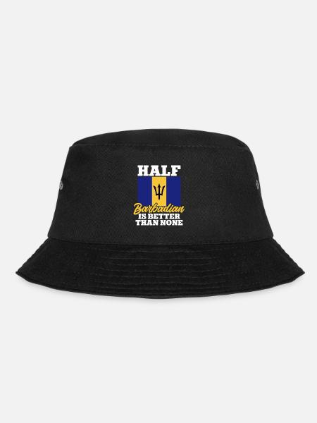 Barbados flag Barbadian bayan - Bucket Hat - black