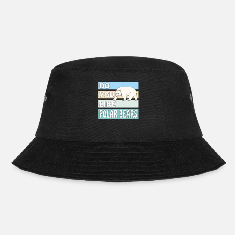 DO YOU LIKE POLAR BEARS - Bucket Hat - Schwarz