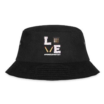 Valentine's Day Makeup Artist Design - Bucket Hat - black - Front - Lela (165cm)