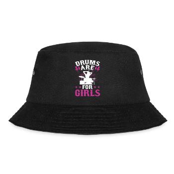 Drums Drummer Drummer - Bucket Hat - black - Front - Lela (165cm)
