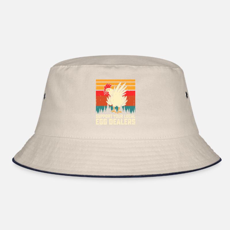 Chickens Chicken Farmer Farmer Bucket Hat