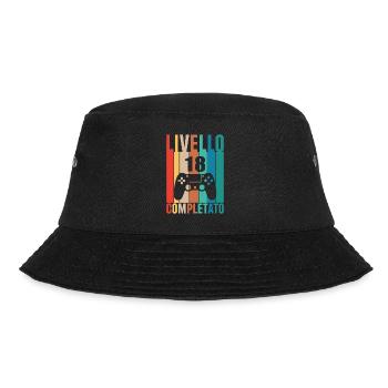 Jahrgang zum 18. Geburtstag: Mission abgeschlossen - Bucket Hat - Schwarz - Vorne - Lela (165cm)