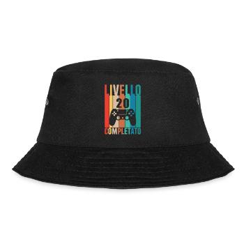 Level 20: Retro Birthday - Bucket Hat - black - Front - Lela (165cm)