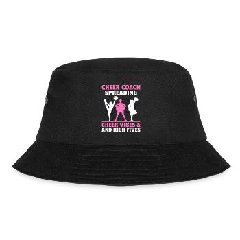 Cheerleading Coach Cheer Coach Cheerleader Cheer T - Bucket Hat - Schwarz - Vorne - Lela (165cm)