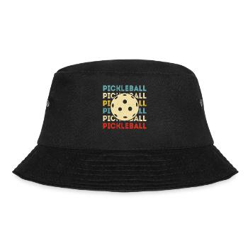 Pickleball - Bucket Hat - Schwarz - Vorne - Lela (165cm)