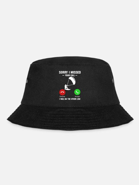 Kitesurf Kitesurfer Kiteboard Kitesurfen - Bucket Hat - Schwarz