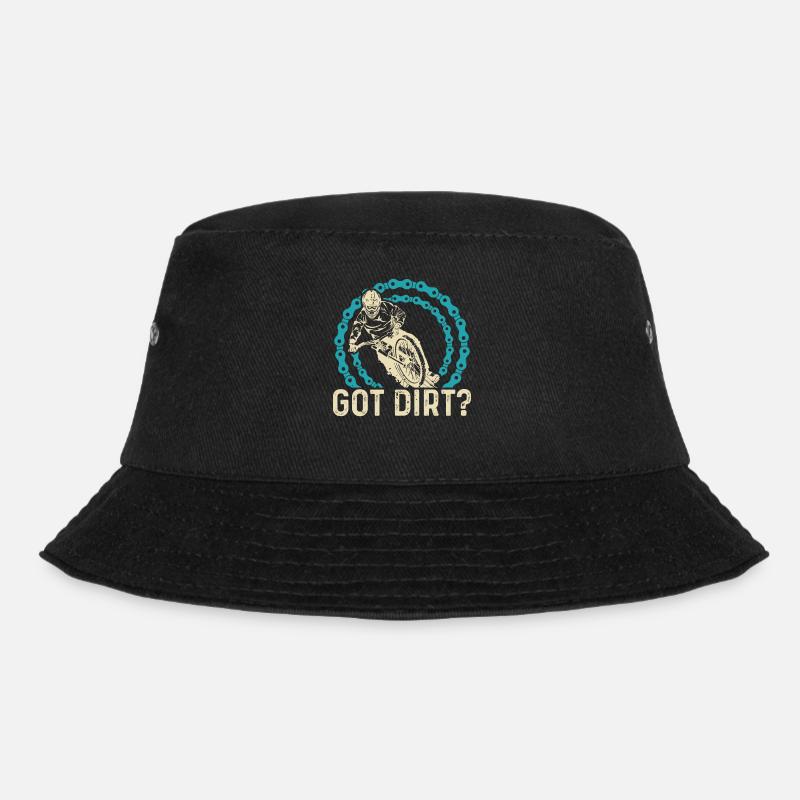 Motocross - Bucket Hat - Schwarz