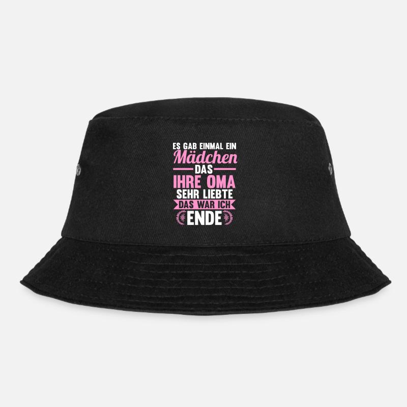 Großmutter Oma Enkelin - Bucket Hat - Schwarz