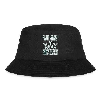Cheerleading Coach Cheer Coach Cheerleader Cheer T - Bucket Hat - black - Front - Lela (165cm)
