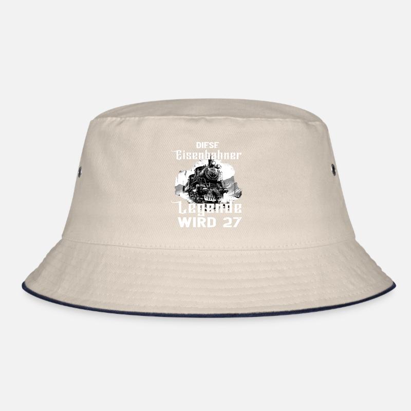 27 Geburtstag Eisenbahner Eisenbahn Beruf Spruch Bucket Hat