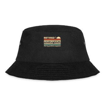 Performance Management Manager im Ruhestand nicht mein - Bucket Hat - Schwarz - Vorne - Lela (165cm)