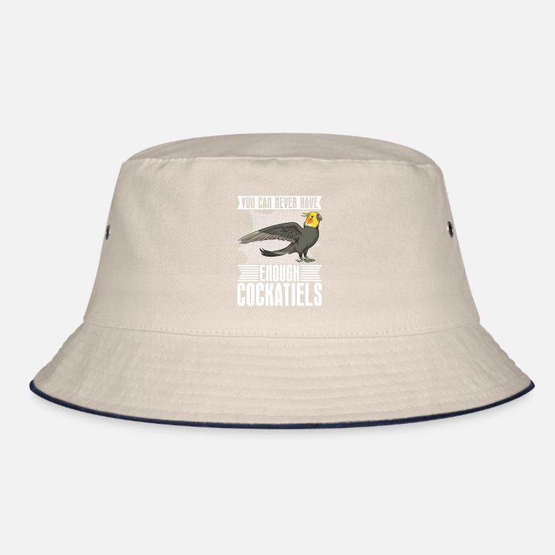 Bird Parrot Gift Funny cockatiel Bucket Hat