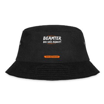 Der Schlafende Beamte - Bucket Hat - Schwarz - Vorne - Lela (165cm)