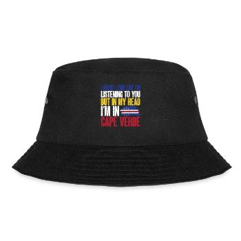 Cape Verde flag Cabo Verde flag - Bucket Hat - black - Front - Lela (165cm)
