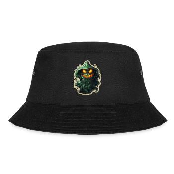 Ghost Lover Cartoon Style Halloween Ghost Spooky - Bucket Hat - black - Front - Lela (165cm)