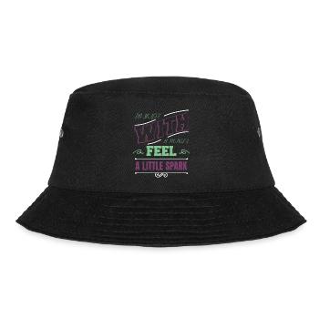mechanical gift building robots automatic awesome - Bucket Hat - black - Front - Lela (165cm)