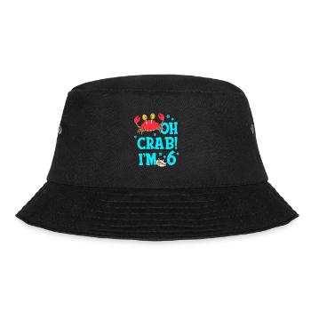 Drôle de crabe 6e anniversaire Anniversaire des enfants - Bob - noir - Devant - Lela (165cm)