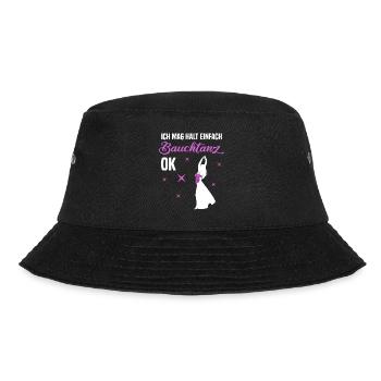 Ich mag halt einfach Bauchtanz, ok - Authentizität - Bucket Hat - Schwarz - Vorne - Lela (165cm)