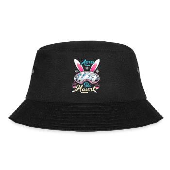 Apres-Ski Häschen Apres-Ski Bunny Apres-Ski Haserl - Bucket Hat - Schwarz - Vorne - Lela (165cm)