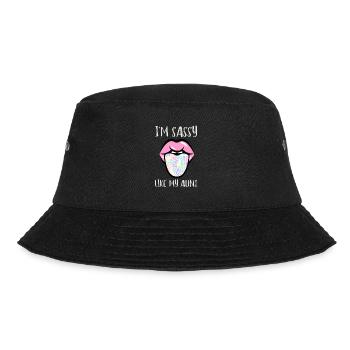 Aunt Niece Matching - Im sassy like my aunt - Bucket Hat - Schwarz - Vorne - Lela (165cm)