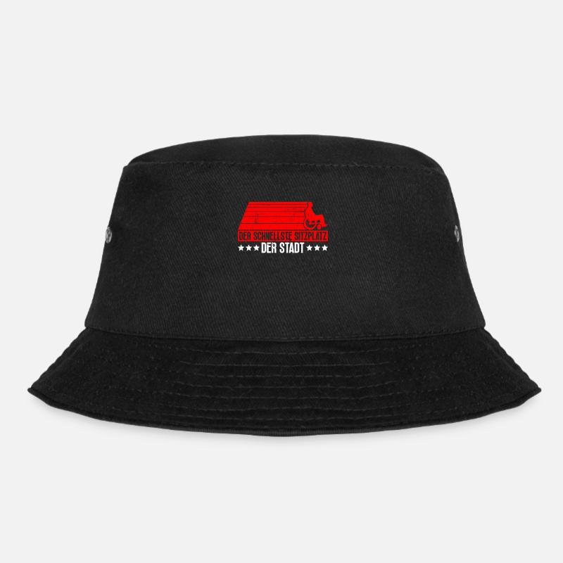 Rollstuhlfahrer Rollstuhl Lustiger Spruch - Bucket Hat - Schwarz