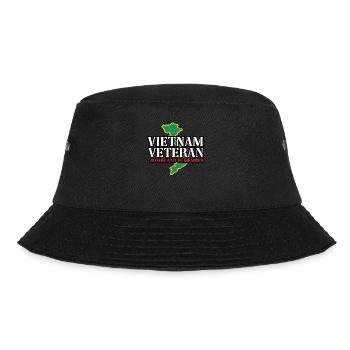 Us Army Vietnam Veteran - Bucket Hat - Schwarz - Vorne - Lela (165cm)