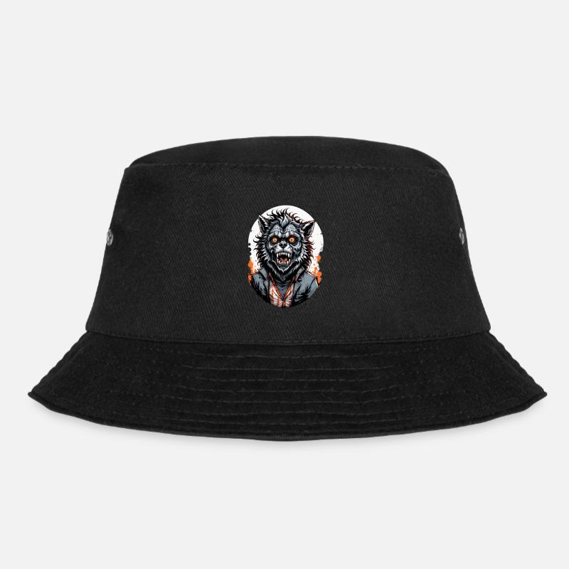 WEREWOLF Costume 9 - Bucket Hat - black