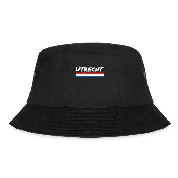 Utrecht Netherlands Dutch flag - Bucket Hat - black - Front - Lela (165cm)