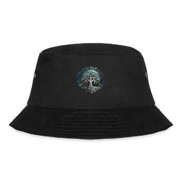 Tree of Life Yggdrasil Viking Midgard Thor - Bucket Hat - black - Front - Lela (165cm)