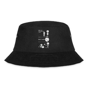 Christmas Music Humor Anti-Christmas - Bucket Hat - black - Front - Lela (165cm)