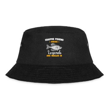 Crappie Fish - Bucket Hat - Schwarz - Vorne - Lela (165cm)