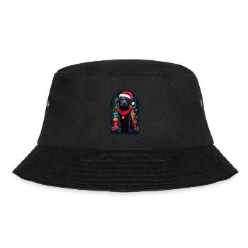 Funny Labrador Retriever With - Bucket Hat - black - Front - Lela (165cm)