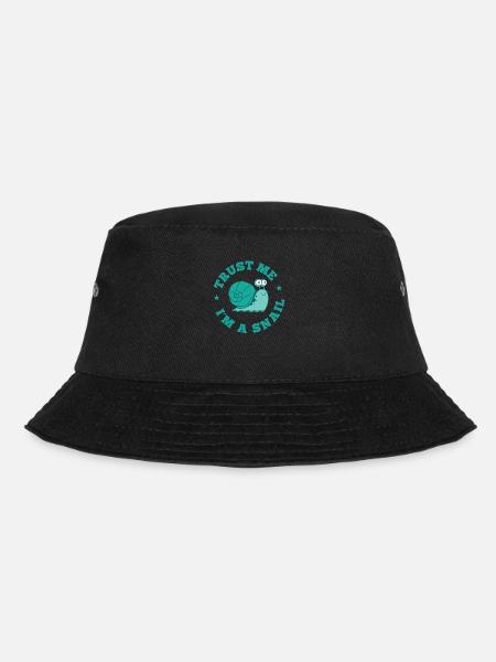 Trust me I'm a Snail Schneckenhaus Tier - Bucket Hat - Schwarz