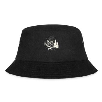 Nature, Lake, Mountain, Beach, Summer, Hiking, Camping, Sport - Bucket Hat - black - Front - Lela (165cm)