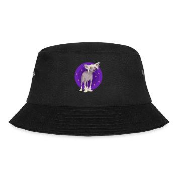 Chinese Crested Chinese Crested Gift - Bucket Hat - black - Front - Lela (165cm)