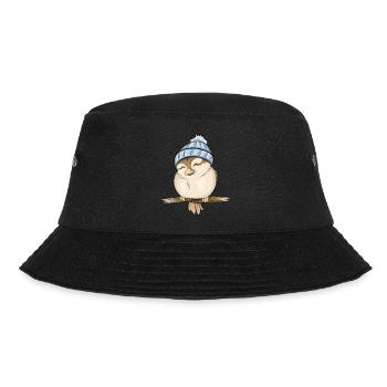 kleiner Spatz - Bucket Hat - Schwarz - Vorne - Lela (165cm)