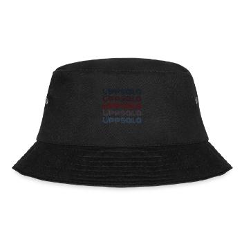 Vintage Sweden Town - Retro Uppsala - Bucket Hat - black - Front - Lela (165cm)
