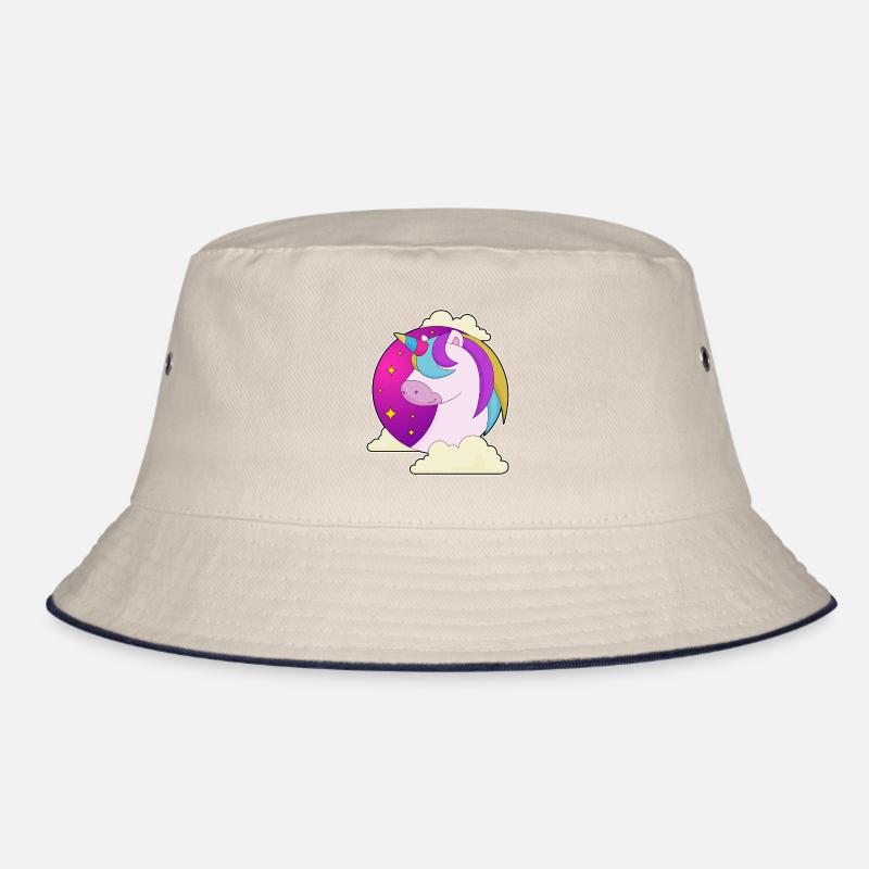 Einhorn Sterne Wolken Bucket Hat