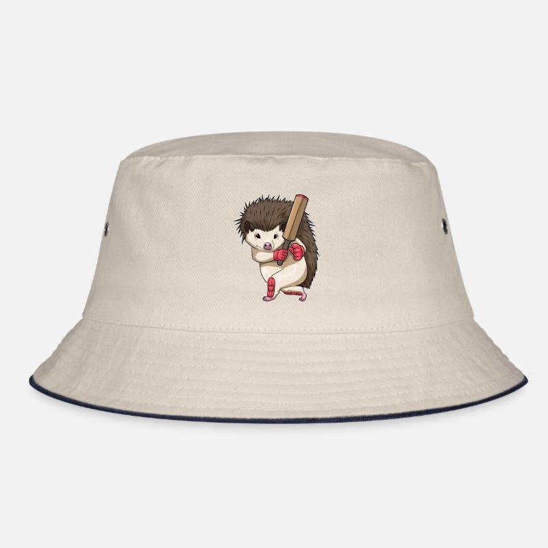 Igel Cricket Cricketschläger Bucket Hat