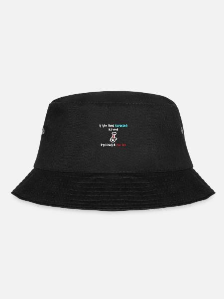 Wenn Sie Denken, Radfahren Ist Schwer, Versuchen - Bucket Hat - Schwarz