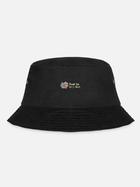 Danke Berry Much Veganer - Bucket Hat - Schwarz