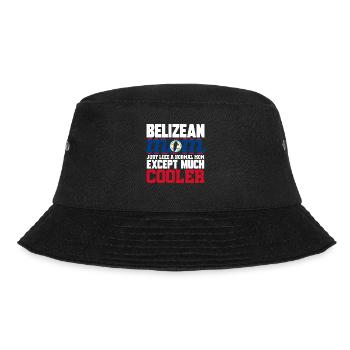Belize Flagge Belizer - Bucket Hat - Schwarz - Vorne - Lela (165cm)