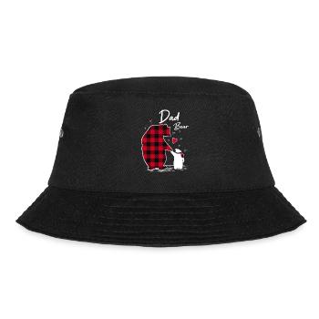 Dad Bear - Bucket Hat - black - Front - Lela (165cm)