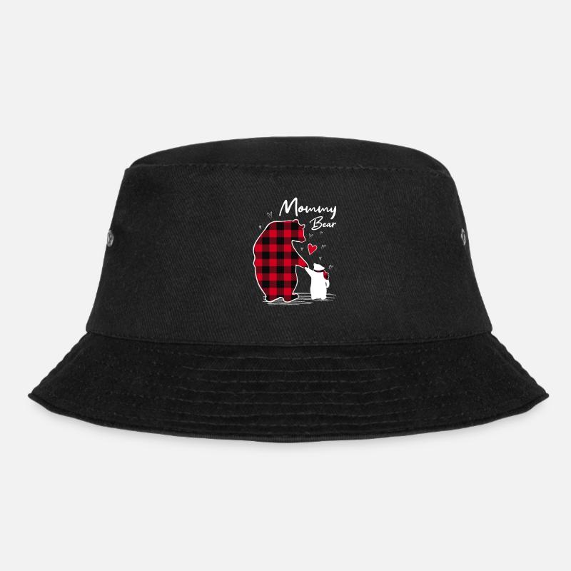 Mommy Bear - Bucket Hat - Schwarz