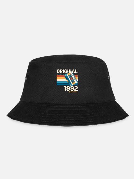 31. Geburtstag Mann Oktober Jahrgang 1992 Kassette - Bucket Hat - Schwarz