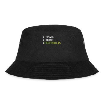 Butterfly Lover Gifts - Bucket Hat - black - Front - Lela (165cm)